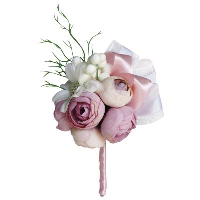 China Fashional Artificial Flowers New Arrival Wedding Bride Corsages Handmade Flower Corsage for sale