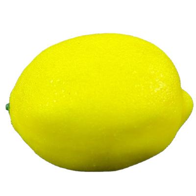 China Window Display Factory Direct Sales Simulation Lemon Fruit Model Foam Polystyrene Material Artificial Yellow Lamination Prop for sale