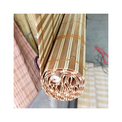 China Minimalist Interior Roll Up Bamboo Blind Window Curtain Bamboo Curtain Roll Up Uo Shade for sale