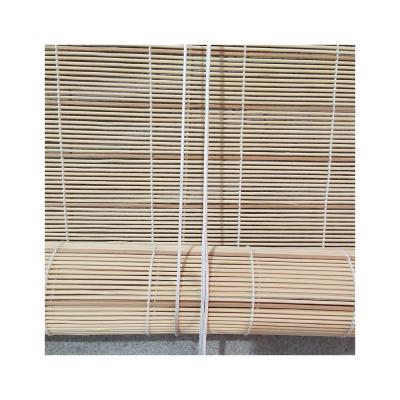 China Minimalist Round Sticks Woven Bamboo Blind Bamboo Curtain for sale