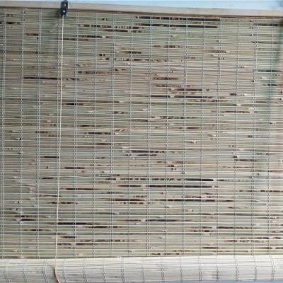 China Natural Bamboo Slat Window Blind Bamboo Curtain Roll Up for sale