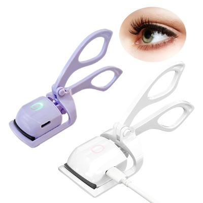 China Custom Electric Passionate Eyelash Curler Eyelash Curler USB Lash Curler Fast Heating Rechargeable Eyelash Clip Wholesale EYELASH PASSIONATE for sale