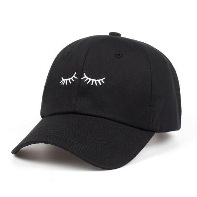 China Custom Fancy 6 JOINT Panel Summer Eyelash Embroidered Sun Hat for sale