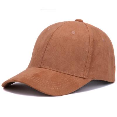 China OEM Manufacturer Custom Blank 6 Panel Suede COMMON Baseball Cap for sale