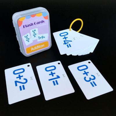 China Custom Packaging Entertaiment Playing Cards Children Playing Cards Kids Card Flash Card Learning Toys for sale