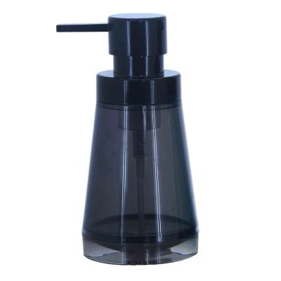 China Minimalist AZUDA_Transparent Plastic Foaming Soap Dispenser With Black Top for sale