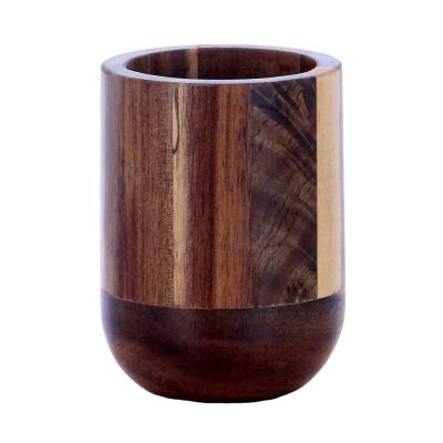 China AZUDA_Paste-Deep Color Nature Acacia Sustainable Tumbler for sale