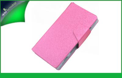 China Wallet Flip Stand Sony Leather Cases For Xperia Acro S Lt26w Silk Texture for sale