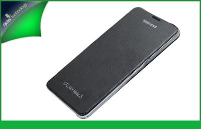 China Anti-shock Samsung Galaxy Note 3 Genuine Leather Case Cover Magnetic Closure for sale