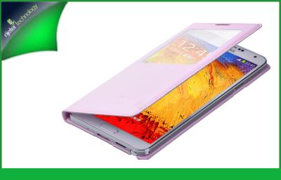 China Samsung Galaxy Note3 Genuine Leather Case Cover With PC Plastic Shell for sale