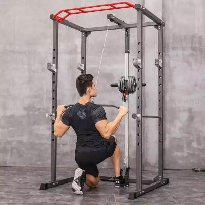 China Modern Squat Rack Fitness Gym Squat Rack with Cables Folding Squat Rack for sale