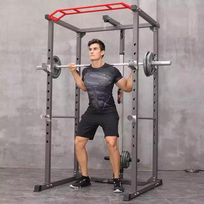 China Modern Blacksmith Machine Fitness Gym Squat Rack J-Hooks Squat Rack Rack Blacksmith Machine for sale