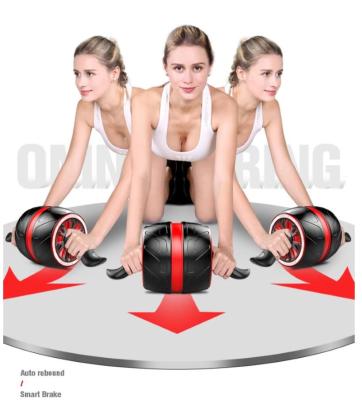 China Bodybuilding Fitness Workout High Quality Abdomen Muscle Round Muscle Strengthening Home Fitness Ab Wheel for sale