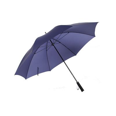 China Navy Classic Nylon Canopy Frame Carbon Fiber Super Fine Workmanship Design Manual Golf Umbrella for sale