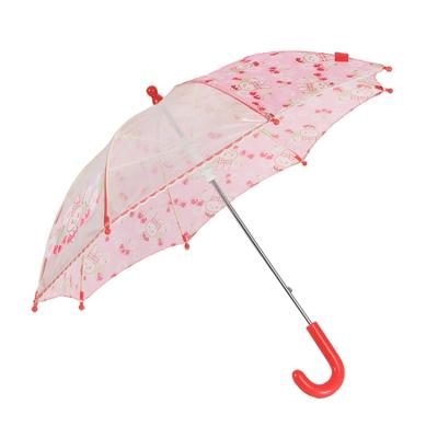 China Modern image girl cartoon kid child portable pink umbrella for sale