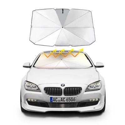 China All In 1 Type Car Front Window Glass Windshield Shield Folding Sunshade Umbrella for sale