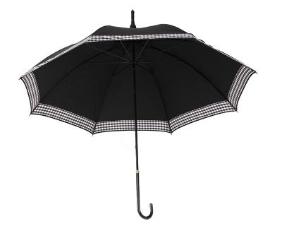 China Large Waterproof Umbrella Supplier Supply Japan Style Manual Control Straight Pagoda Umbrella Black Sunshade for sale