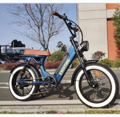 China High quality cheap moped aluminum alloy 48V 500W 750W electric scooter bike with pedals for sale for sale