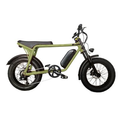 China Pretty Design 40 Aluminum Alloy 20*4.0 Fat Tire Electric Scooter 500w 750w Moped Electric Bike Moped 1000w With Pedals for sale