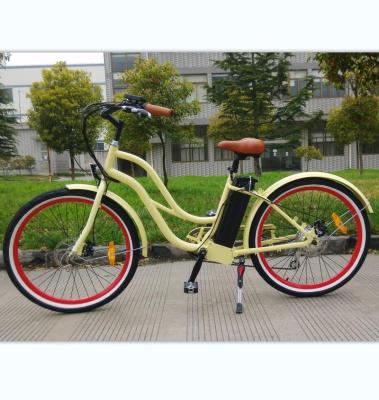 China Alloy Customization 2 Wheel 48v 500w Beach Cruiser Aluminum Electric Bike 36v 250w With Two Seat For Sale for sale