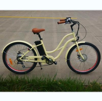 China China alloy factory supply 36v 250w beach cruiser bike aluminum electric bicycle 48v500w with CE approved for sale