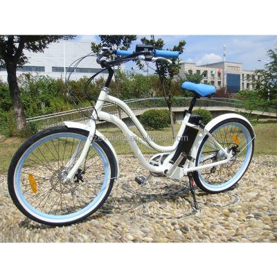 China aluminum alloy most popular 36v 48v vintage electric bikes bicycle beach cruiser electric bike 750 W made in china for sale