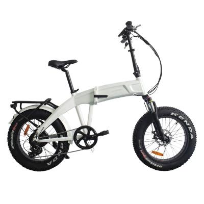 China Powerful 20inch alloy aluminum battery inside frame e-bike 500w motor bike electric folding bicycle for sale