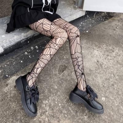 China Netting Halloween Masquerade Ball Cosplay Silk Stockings Skeleton Bat Silk Stocking Blood Bloody Stockings Printed Knee Socks for sale