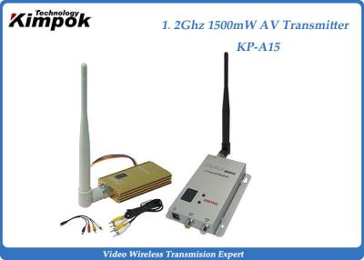 China Professional Security Analog Video Transmitter With 1500mW , 2KM Transmit Distance for sale