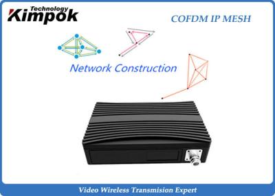 China 32 Nodes Ethernet COFDM IP Mesh Full Duplex COFDM Wireless Mesh for UAV / Mine for sale