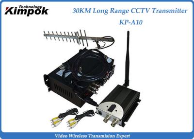 China 10W Long Range Video Transmitter 1.2Ghz Wireless Image Sender 4 Channels for sale