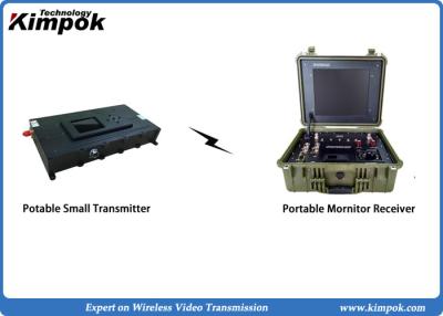 China Ancho de banda video 4 o 8MHz del enlace por radio de microonda del transmisor 1-3W RF del UAV de la banda estrecha COFDM en venta