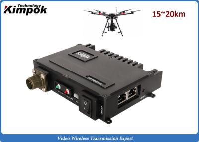 China 30dBm Long Range UAV Video Transmitter Robust Narrowband Ethernet Wireless Mesh for sale