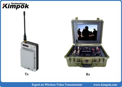 China 20km Mini COFDM Video Transmitter Ultra Low Delay Wireless With Battery for sale