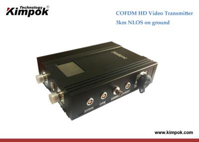 Κίνα Μακροχρόνιας σειράς COFDM HD συσκευών αποστολής σημάτων 2-5W διευθετήσιμη κρυπτογράφηση Sennder AES οχημάτων ασύρματη τηλεοπτική προς πώληση