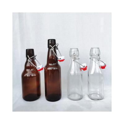 China Storage Convenience Factory Price Luxurious Beer Bottle Glass Small For Wine Industry for sale