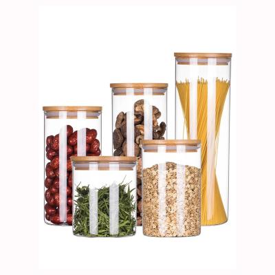 China Sustainable Factory Supply Direct Storage Bottles Sturdy Low Boron Silicon Jars for sale