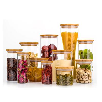 China Best Selling Durable Sustainable Glass Jar Storage Jars for sale