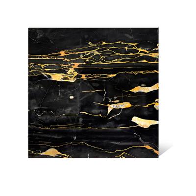 China Interior High Quality Nero Marquina Marble For Wall Decoration , Building Material Black Marble Wall Tiles for sale