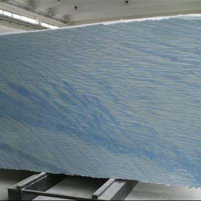 China Modern natural macauba sea azul slab blue marble wall tiles for luxury decoration for sale