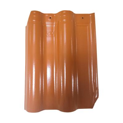 China Modern Economical Roma Terracotta Telhas Price, Export Product European Style Glazed Roofing Tiles for sale