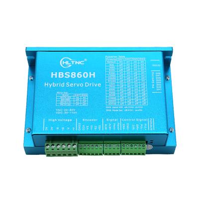 China 2020 Industrial Automation Warehouse UK Overseas Promotion Hybrid Driver AC 20-70V 30-100V Servo For Loop End Nema34 Servo Motor HBS860H for sale