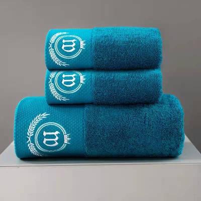 China White Terry Fabric Logo Towel In Viable Low Profit Color Bundles for sale