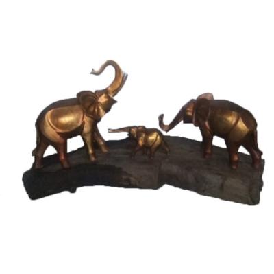 China China Decoration Bronze Metal Elephant Sculpture Gifts Animal Statue for sale