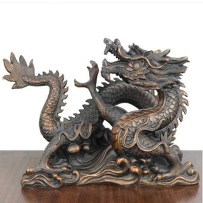 China China Pure Copper Dragon Dragon Bronze Statue for Home Decoration for sale