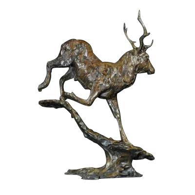 China China Best Selling Small Deer Turtle Outdoor Bronze Sculpture for sale