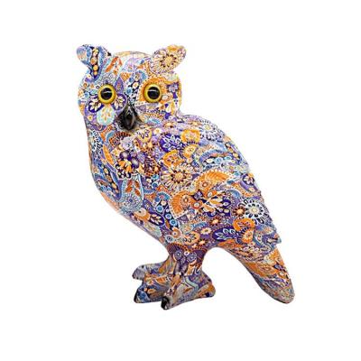 China The other wholesale Owl Sculpture Animal Statua Modern open small indoor ornaments for sale