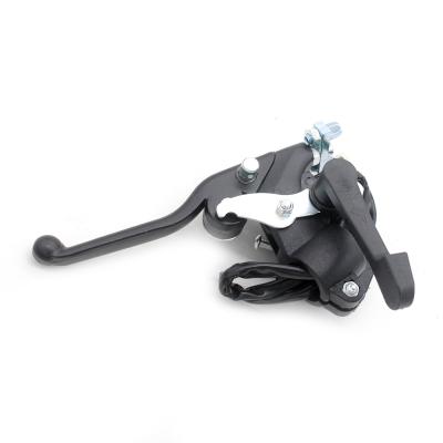 China Aluminum Left Brake Lever With Throttle Hosing Brake Wires Motorcycle ATV Brake Lever for sale