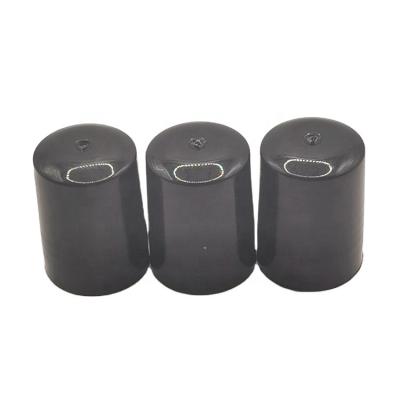 China Non Spill Hot sale 16mm neck size Black PP Plastic perfume Lid Cap For Roll-on Bottle for sale