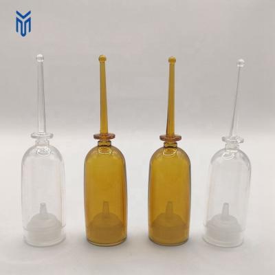 China Cosmetic 5ml Ps plastic Airless Ampoule Serum Fresh Bottles Syringe Bottle Container for skin care for sale